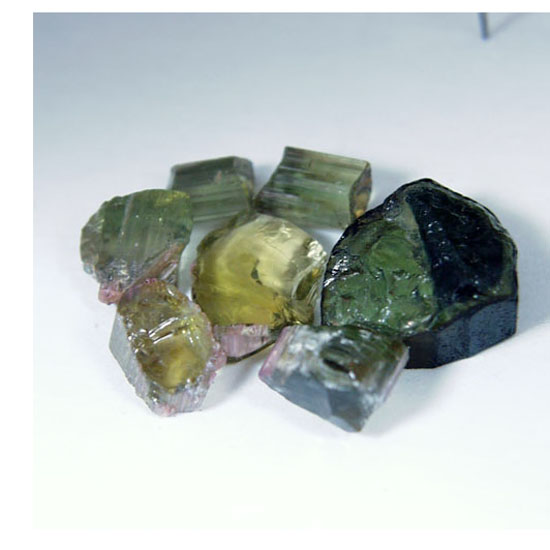 Golden Green Tourmaline Facet Rough Nigeria 51.25 ct  Litnon.com