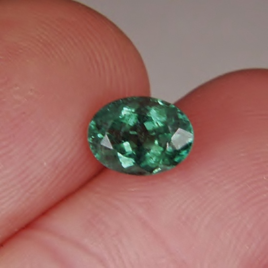  Included Natural Green Tourmaline Brazil 1.43 ct  Litnon.com