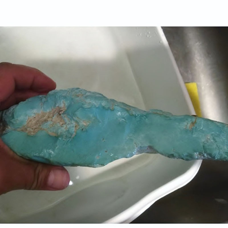 Museum Huge Sleeping Beauty Turquoise Slab 3.29 Kilograms  Litnon.com