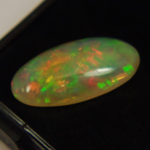 Multi-Color Fire Fine Quality Welo Opal 3.93ct GL Litnon.com