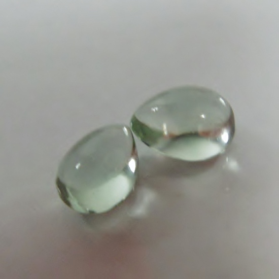 Natural Prasiolite Green Quartz Pair Brazil 1.67 ct tw  Litnon.com