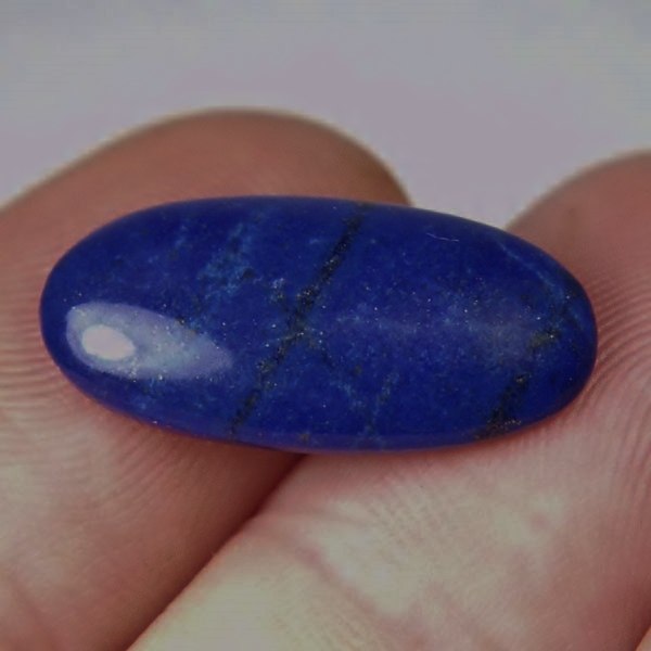 Fine Color Natural Lapis Lazuli Cab Afghanistan 8.95 ct  Litnon.com