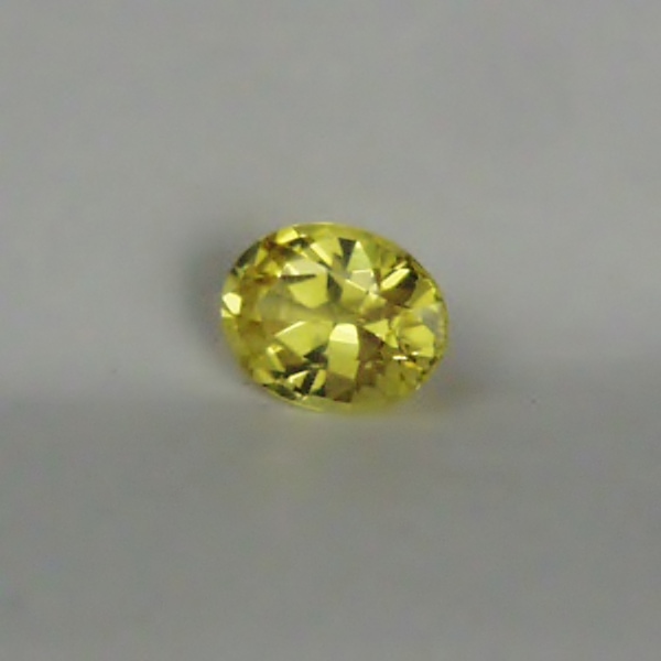 $55.00 Quality Color and Cut Bright Yellow Montana Sapphire  Litnon.com