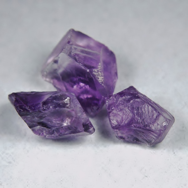 Old Stock Bright Color Brazil Amethyst Facet Rough 62.51ct  Litnon.com