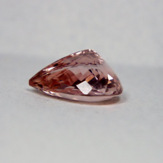 Strong Color Peach Pink Bright Nigerian Morganite 7.28 ct  Litnon.com