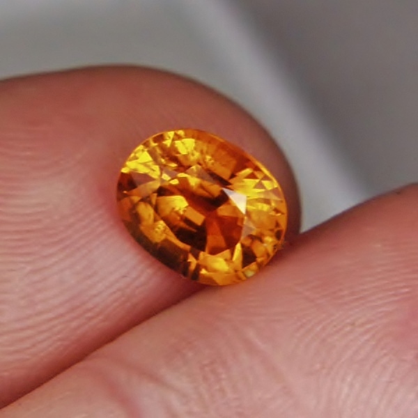  Natural Sunset Orange Dravite Tourmaline Tanzania 2.19 ct  Litnon.com