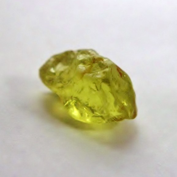 Rare True Vivid Color Heliodor Beryl Facet Rough  Litnon.com