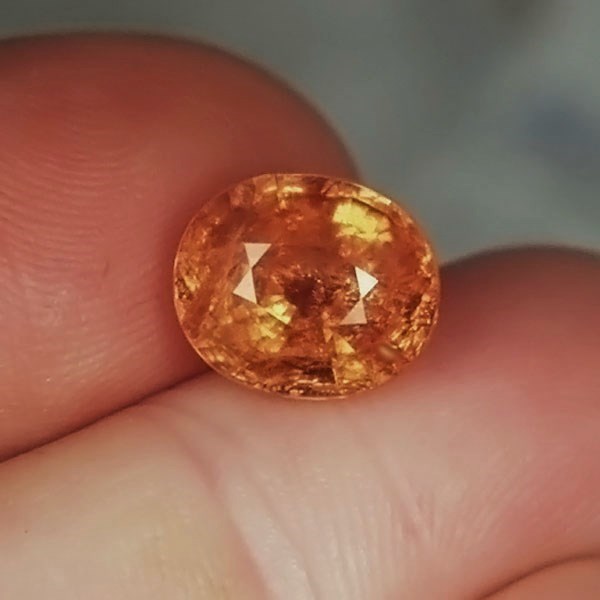 Grossular Garnet Jeffrey Asbestos Quarry Canada 6.73 ct  Litnon.com