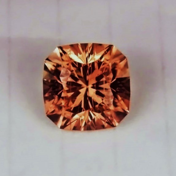 Big and Very Bright Golden Orange Oregon Sunstone 5.81 ct GL Litnon.com