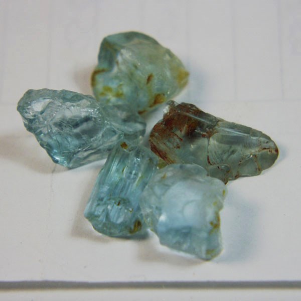 Nice Color Clean Aquamarine Facet Rough Nigeria 31.76 ct tw  Litnon.com