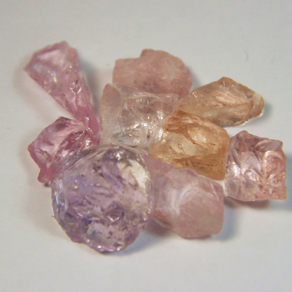 Nice Color Morganite Beryl Facet Rough Nigeria 15.4 grams ct  Litnon.com