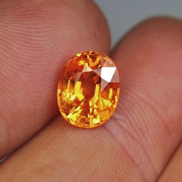 Color and Fire Mandarin Spessartite Garnet 4.18 ct  Litnon.com