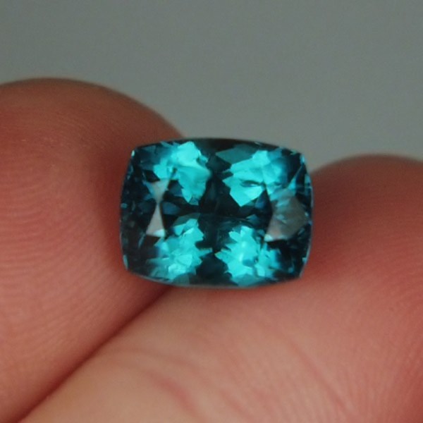 True Blue Open C Axis Indicolite Tourmaline Afghanistan 5.22ct  Litnon.com