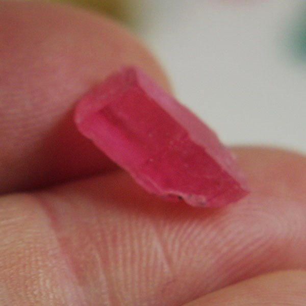 Neon Pink Color Rhodochrosite Facet Rough 6.23 ct  Litnon.com