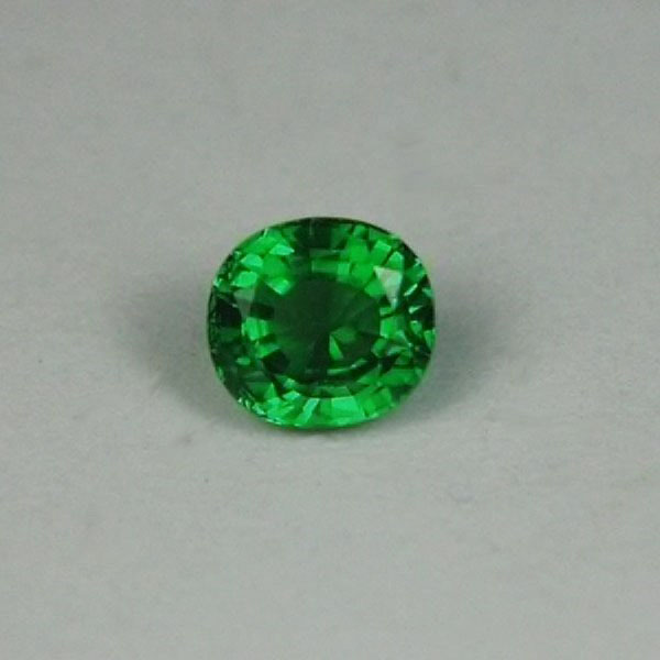 Bright and Fine Color Tsavorite Green Garnet Kenya 1.22ct GL Litnon.com