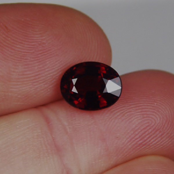 Dark Red Natural Spessartite Garnet Nigeria 3.38 ct  Litnon.com
