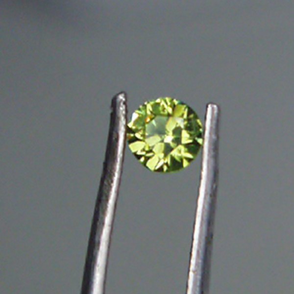 Tiny Treasure Brilliant Natural Russian Demantoid Garnet  Litnon.com