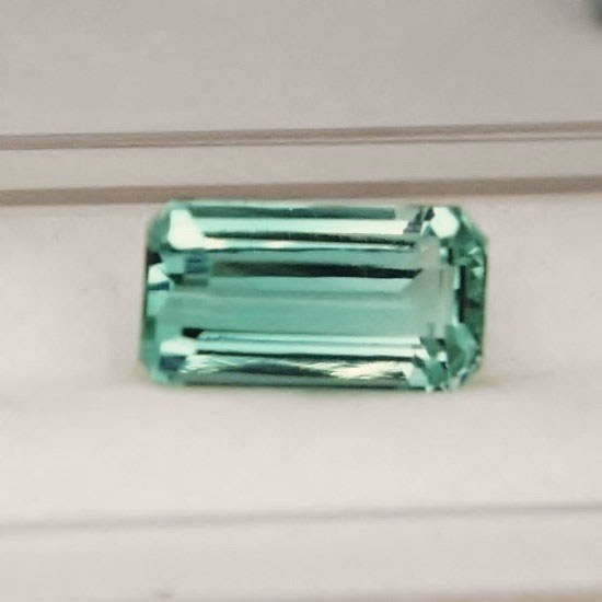 Special Color Blue-Green Afghan Tourmaline 4.94 ct GL Litnon.com