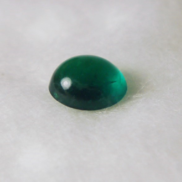 Top Gem Color and Clarity Columbian Emerald Cabochon 1.52 ct  Litnon.com
