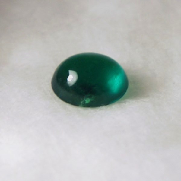 Top Gem Color and Clarity Columbian Emerald Cabochon 1.52 ct  Litnon.com