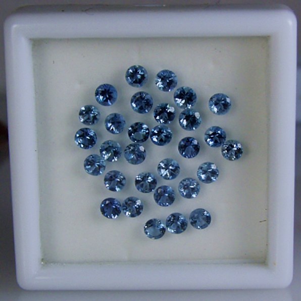 Old Stock Double Blue Natural Aquamarine Lot Brazil 4.20 ct  Litnon.com