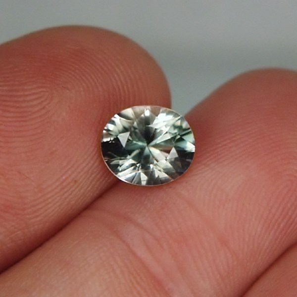 USA Cut American Gemstone Bi-Color Oregon Sunstone 1.81 ct GL Litnon.com