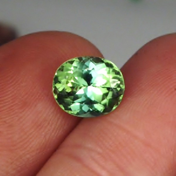 Fine Color and Bright Dichroic Colors Tourmaline Nigeria 2.75 ct  Litnon.com
