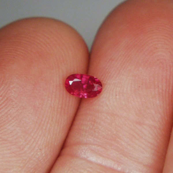 Tiny Treasure Old Stock Red Burmese Ruby  Litnon.com