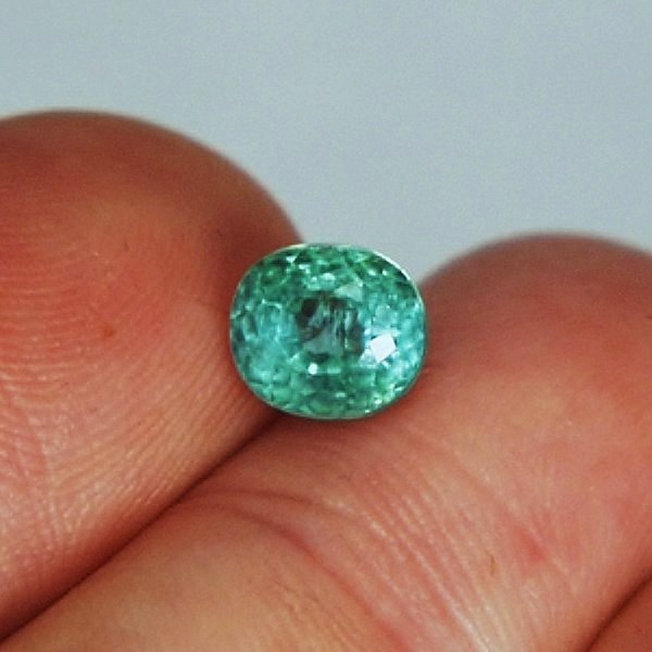 Extra Bright Bluish Green Tourmaline Afghanistan 2.04 ct  Litnon.com