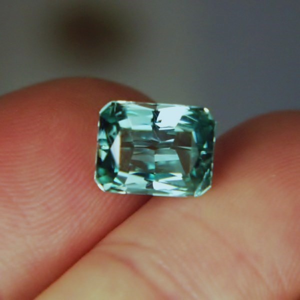 Fine Color Blue Green Tourmaline Afghanistan 3.96 ct  Litnon.com