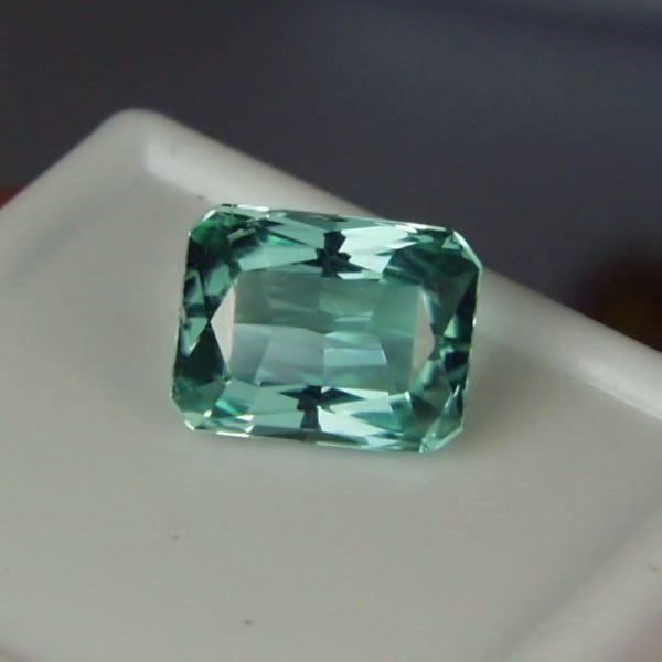 Fine Color Blue Green Tourmaline Afghanistan 3.96 ct  Litnon.com