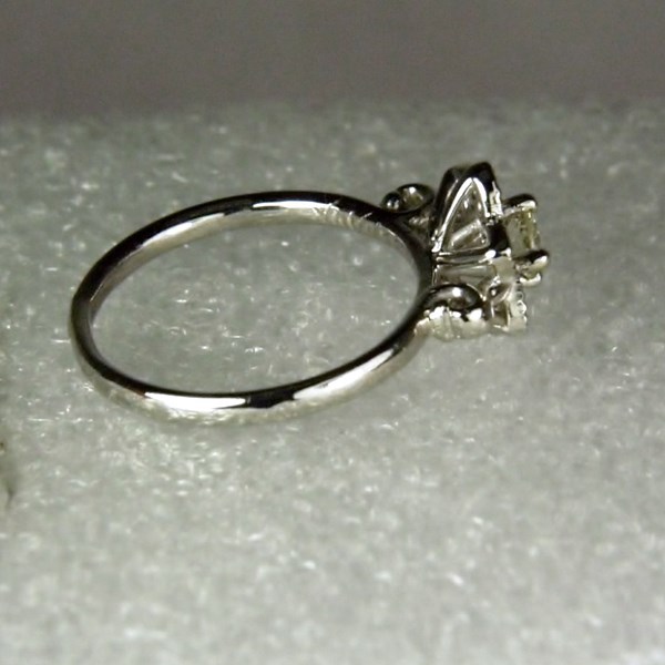  Diamond 14 kt White Gold Ring  Litnon.com