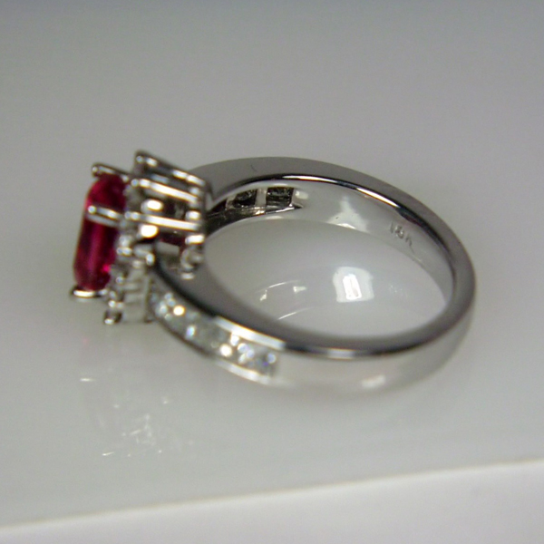 Special Quality Mahenge Spinel 18kt Diamond Ring GL Litnon.com