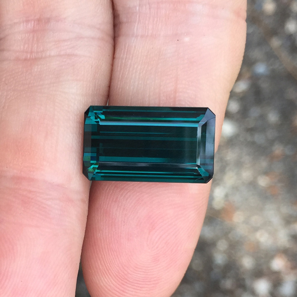 True Blue Old Stock Brazil Indicolite Tourmaline 13.87 Carats Litnon.com