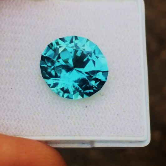 AGL Certified Cuprian Paraiba Type Tourmaline 5.20 ct GL Litnon.com