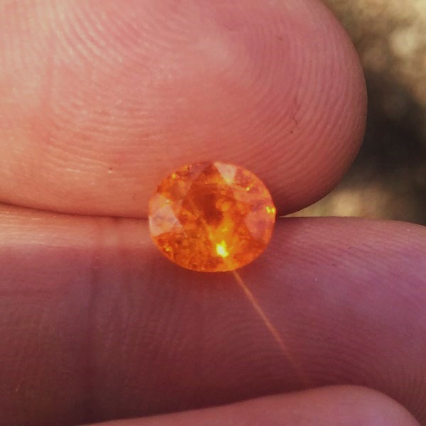  Color and Fire Orange Mandarin Spessartite Garnet 2.26 ct  Litnon.com