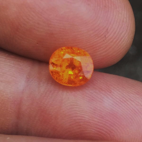  Color and Fire Orange Mandarin Spessartite Garnet 2.26 ct  Litnon.com