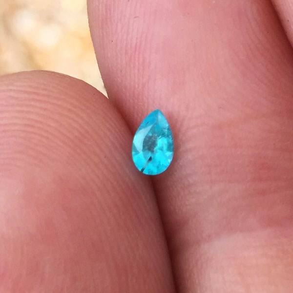 Tiny Treasure Genuine Brazil Neon Paraiba Tourmaline  Litnon.com