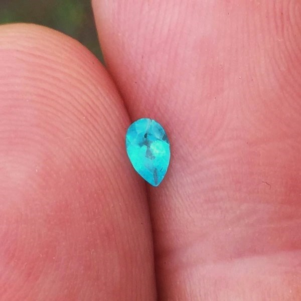 Tiny Treasure Genuine Brazil Neon Paraiba Tourmaline  Litnon.com