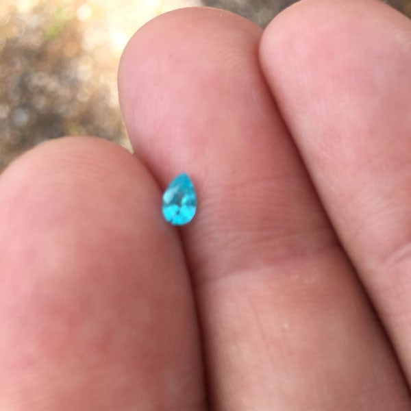 Tiny Treasure Genuine Brazil Neon Paraiba Tourmaline  Litnon.com