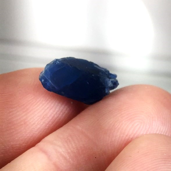 Ultra Rare Royal Blue Afghanite Facet Rough 4.80 ct GL Litnon.com
