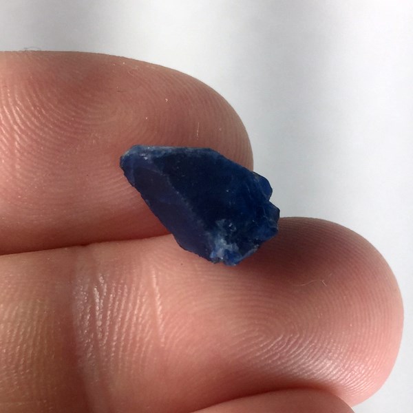 Ultra Rare Royal Blue Afghanite Facet Rough 4.80 ct GL Litnon.com
