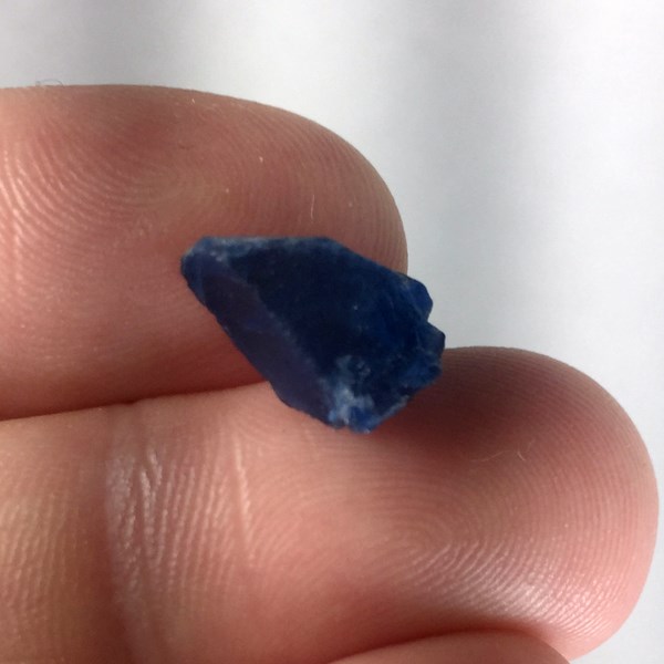 Ultra Rare Royal Blue Afghanite Facet Rough 4.80 ct GL Litnon.com