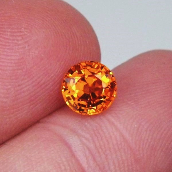 Color and Fire Mandarin Spessartite Garnet 2.08 ct GL Litnon.com