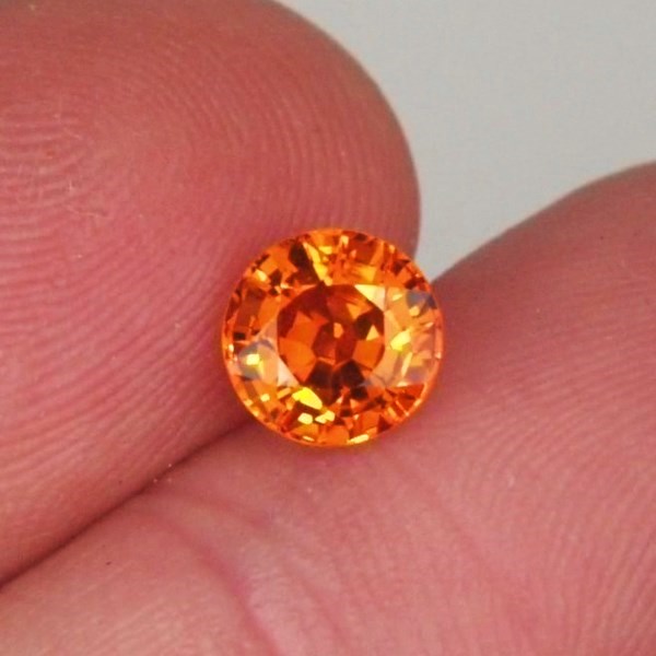 Color and Fire Mandarin Spessartite Garnet 2.08 ct GL Litnon.com