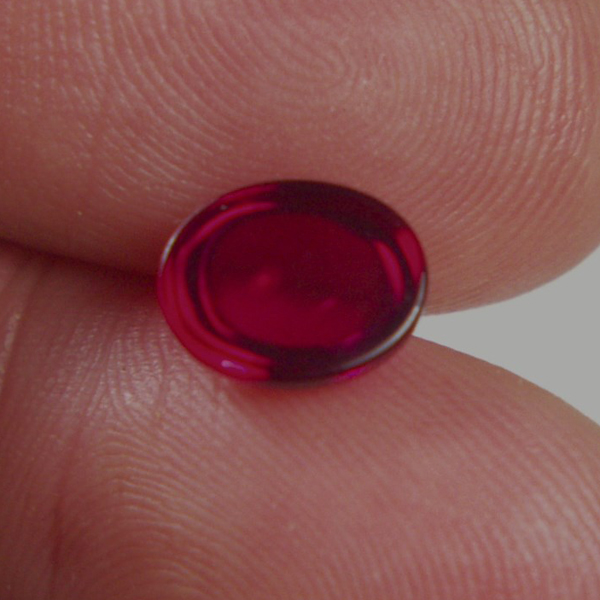 Perfect Lab Grown Blood Red Ruby Corundum Cabs  Litnon.com