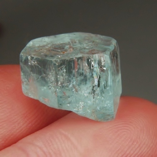 Terminated Aquamarine Beryl Crystal Namibia  Litnon.com