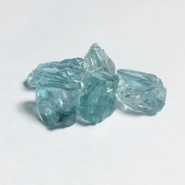 Blue Aquamarine Facet Rough Nigeria 34.87 ct  Litnon.com