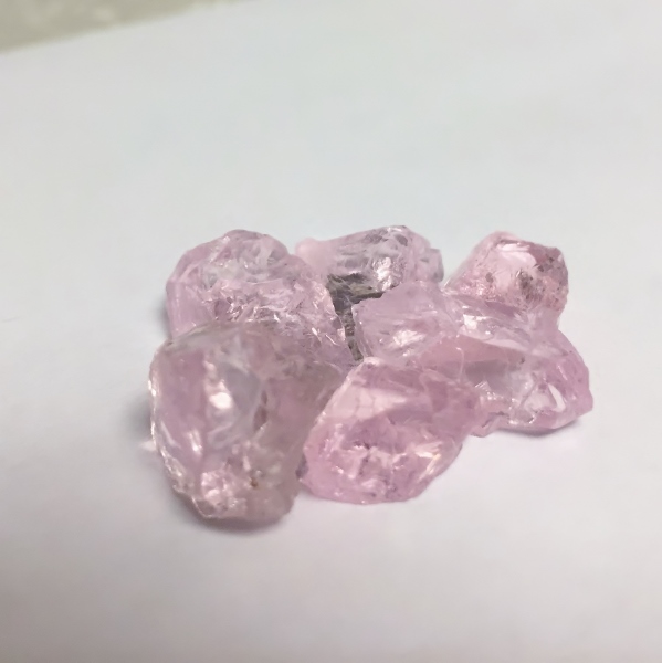 Pure Pink Morganite Clean Facet Rough Nigeria 30.50 ct  Litnon.com