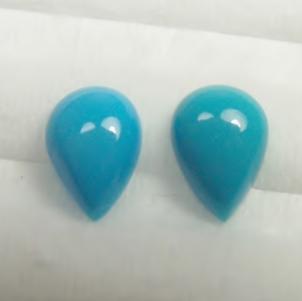 Old Stock Natural Sleeping Beauty Turquoise Arizona Pair  Litnon.com